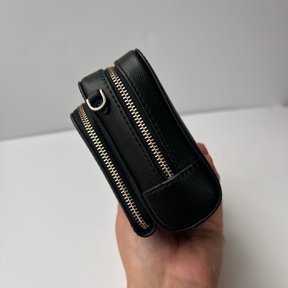 Kate Spade Staci Dual Zip Around Black Crossbody Bag - Picture 6 of 11